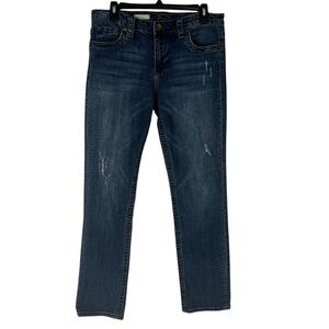 KUT from the KLOTH Women’s Blue Jeans Sz 10 Distress Ripped/Torn Stretch Pockets